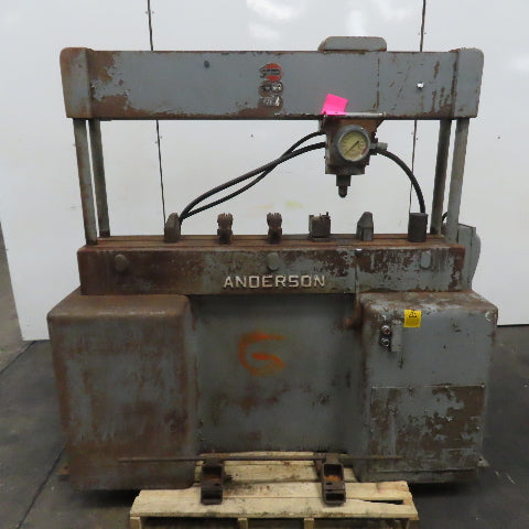 Anderson Bros HP167 10 Ton 20000lb Hydraulic Straightening Press Tested