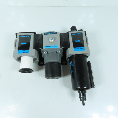 Wilkerson L18-04-KL00B 1/2" Pneumatic Filter Regulator Lubricator FRL
