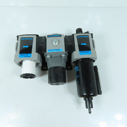 Wilkerson L18-04-KL00B 1/2" Pneumatic Filter Regulator Lubricator FRL