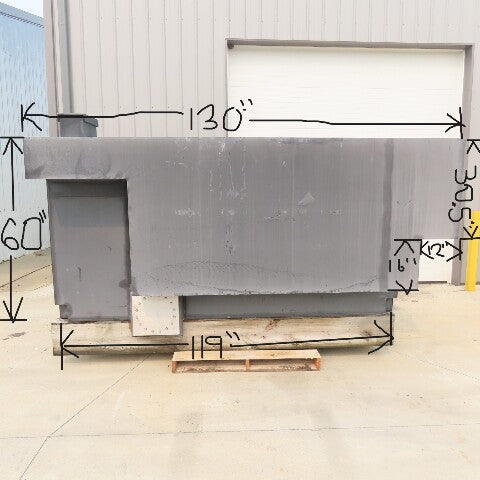 1500 Gallon Polyethylene Water Liquid Storage Tank Reservoir