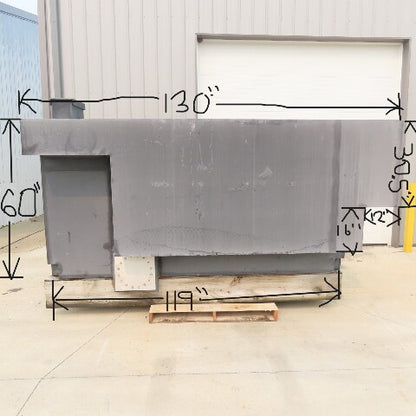1500 Gallon Polyethylene Water Liquid Storage Tank Reservoir