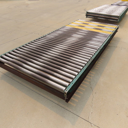 54" W x 120" (10') L Steel Gravity Roller Conveyor 51" BF 2"OD Roller