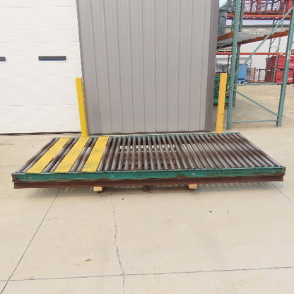 54" W x 120" (10') L Steel Gravity Roller Conveyor 51" BF 2"OD Roller