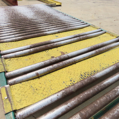 54" W x 120" (10') L Steel Gravity Roller Conveyor 51" BF 2"OD Roller