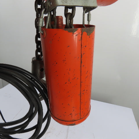 CM Lodestar Model L 1Ton 2000LB Electric Chain Hoist 10' Lift 16FPM 230/460 3Ph