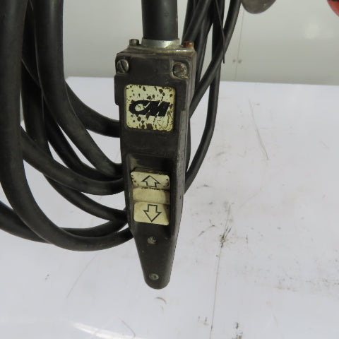 CM Lodestar Model L 1Ton 2000LB Electric Chain Hoist 10' Lift 16FPM 230/460 3Ph
