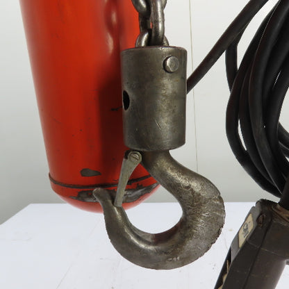CM Lodestar Model L 1Ton 2000LB Electric Chain Hoist 12' Lift 16FPM 230/460 3Ph
