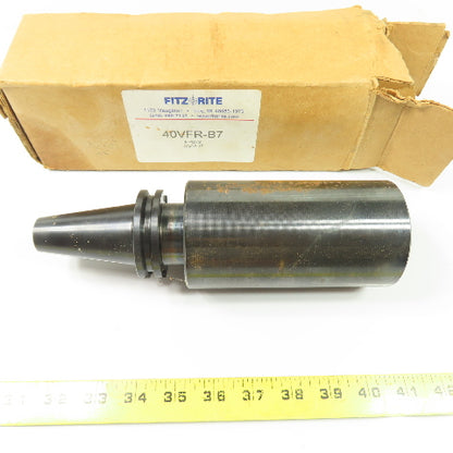 Fitz-Rite 40VFR-B7 CAT 40 Blank V-Flange End Mill Holder NEW
