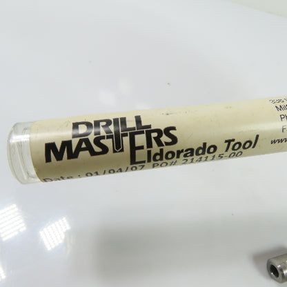 Drill Masters Eldorado Tool 0.0602 x 3.50" Solid Carbide STD Deep Hole Drill