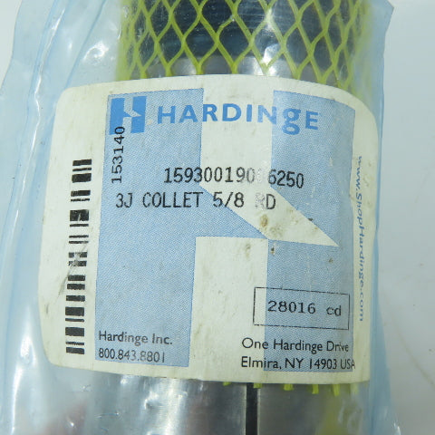 Hardinge 15930019006250 5/8 RD 3J Collet