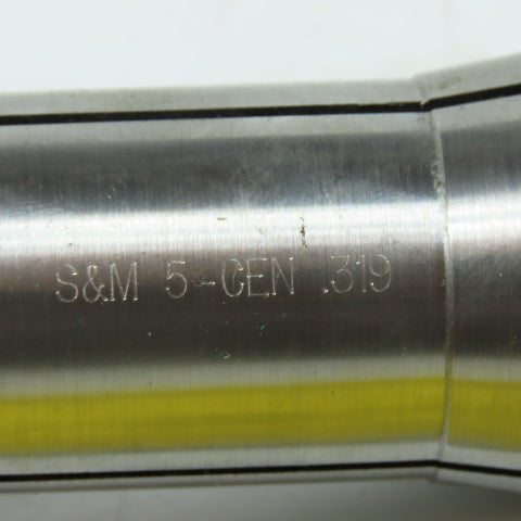 S&M 5-CEN .319 5C Extended Nose Collet .319 Size