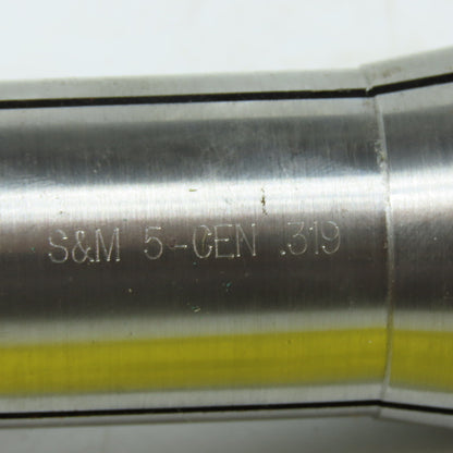 S&M 5-CEN .319 5C Extended Nose Collet .319 Size