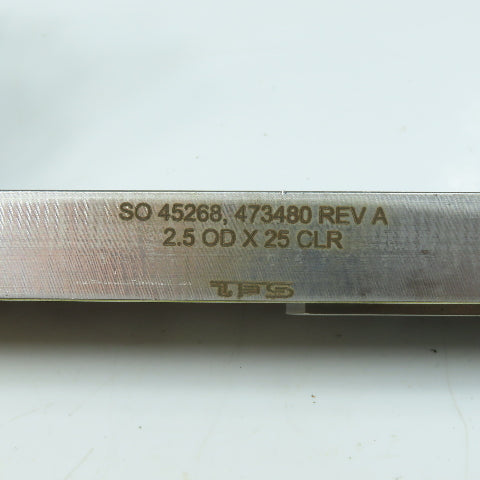 Tube Form Solutions 473480 A 2.5" x CLR 2.5 Tube Bender Wiper Plate
