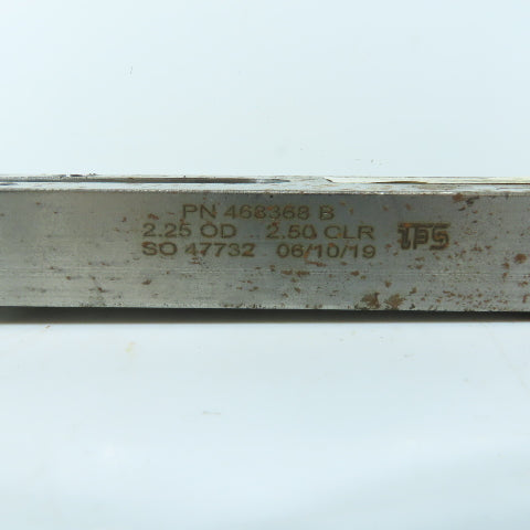 Tube Form Solutions 468368 B 2.250" x CLR 2.5" Tube Bender Wiper Plate