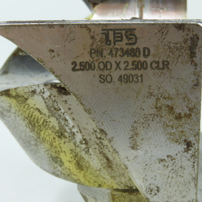 Tube Form Solutions 473480 D 2.500" OD x 2.5" CLR Tube Bender Wiper Plate