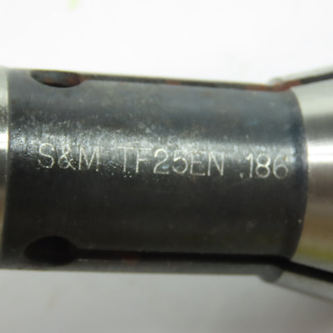 S&M TF25EN Extended Nose Precision Smooth Collet .186