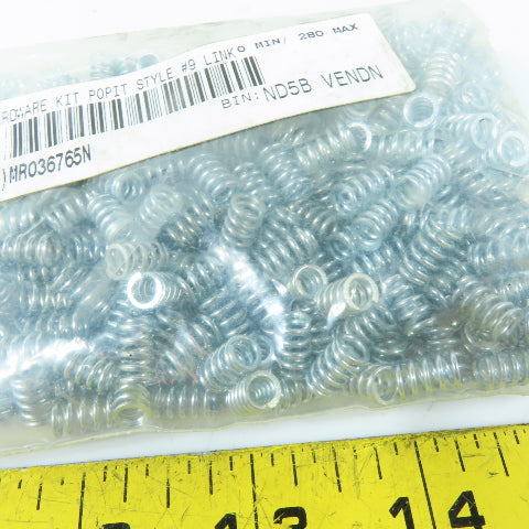 Bend Tooling Flex-Link #9 Ball End Mandrel Poppit Spring Lot Of 400