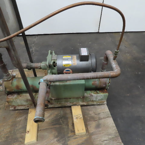 1" NPT Closed Loop Hot Water Set Heat Exchanger Pump 3Hp 208-230/460V