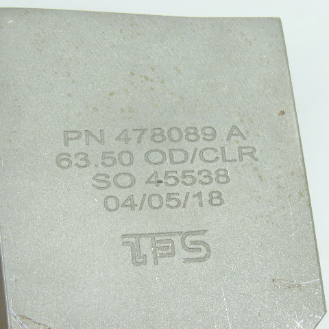 Tube Form Solutions 478089 A 63.50mm OD/CLR Tube Bending Clamp Insert