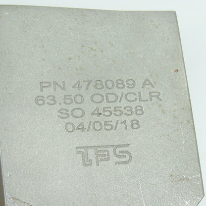 Tube Form Solutions 478089 A 63.50mm OD/CLR Tube Bending Clamp Insert
