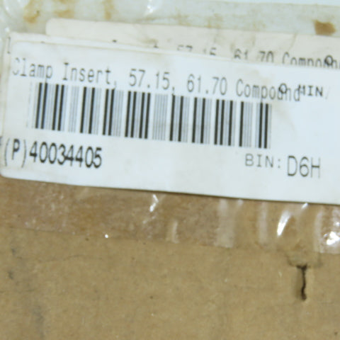 Tube Form Solutions 478254 A 57.15mm OD x 63.50mm CLR Tube Bending Clamp Insert