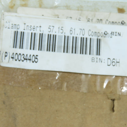 Tube Form Solutions 478254 A 57.15mm OD x 63.50mm CLR Tube Bending Clamp Insert