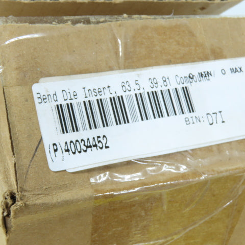 Tube Form Solutions 478088 A 63.50mm OD/CLR Tube Bending Clamp Insert