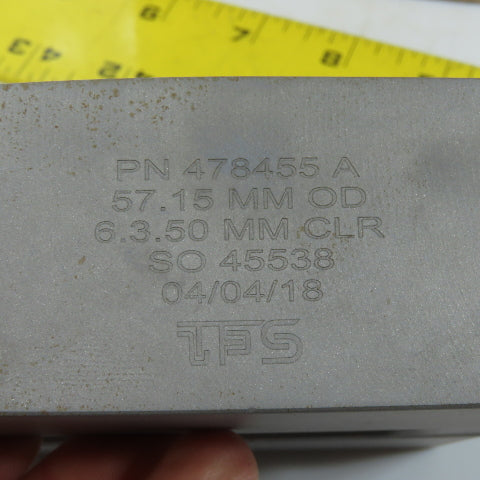 Tube Form Solutions 478455 A 57.15mm OD x 6.3.50mm CLR Tube Compound Insert