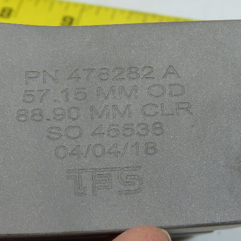 Tube Form Solutions 478282 A 57.15mm OD x 88.90mm CLR Tube Compound Insert
