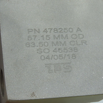 Tube Form Solutions 478250 A 57.15mm OD x 63.50mm CLR Tube Compound Insert
