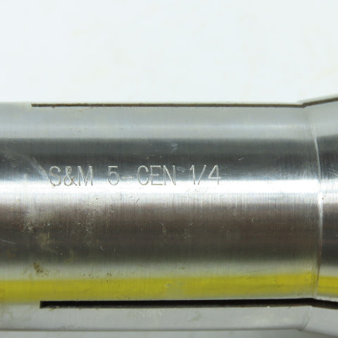 S&M 5-CEN 1/4 1/4" 5C Round Collet