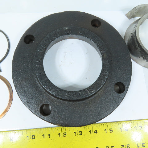 Kadant Johnson 16E03200 J2705Q-1 3" Ductile Iron Q Nipple Flange Assembly