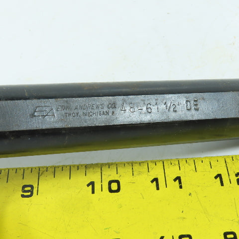 Edward Andrews 48-61 1/2" DE Double Ended Boring Bar Extension Sleeve 1/2" ID