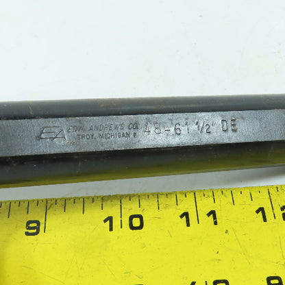 Edward Andrews 48-61 1/2" DE Double Ended Boring Bar Extension Sleeve 1/2" ID