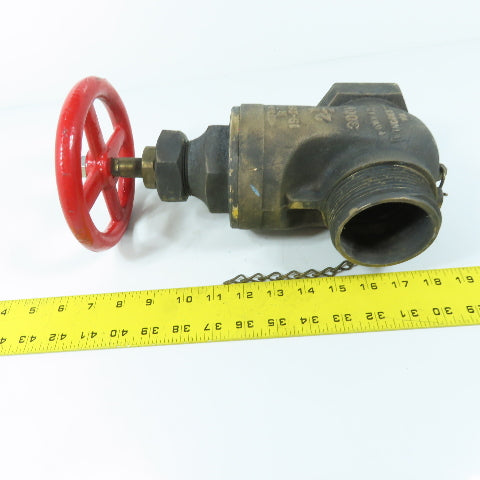 Powhatan 19-281 2-1/2" 300W Fire Hose Gate Valve UL Listed 978A