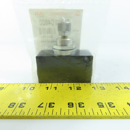 IMI Norgren 46BG6002 T1000C4800 1/2" NPT Pneumatic Flow Control Adjustment Valve