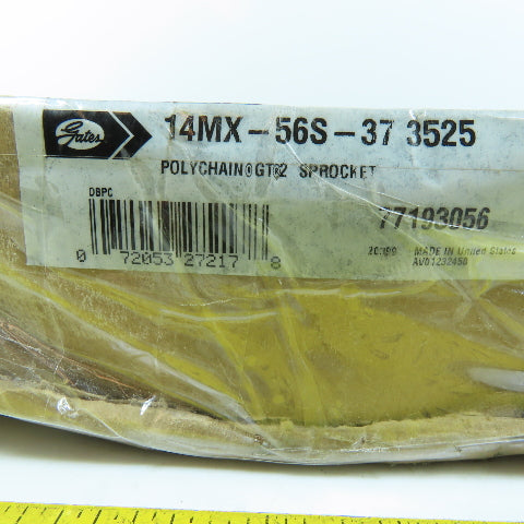 Gates 77193056 14MX-56S-37 3525 Poly Chain GT2 Timing Belt Sprocket 14MX-56S-37