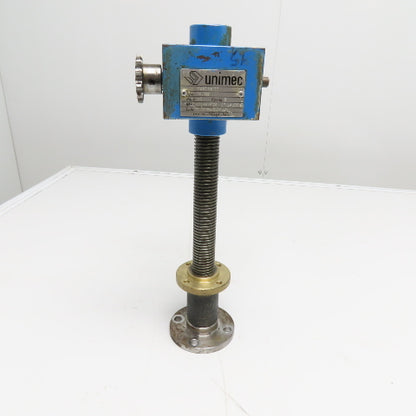 Unimec TP 204 1 Ton 1:5 Ratio Mechanical Screw Jack Actuator Drive