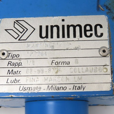 Unimec TP 204 1 Tom 1:5 Ratio Mechanical Screw Jack Actuator Flange Mount
