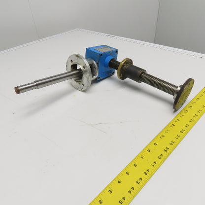 Unimec TP 204 1 Tom 1:5 Ratio Mechanical Screw Jack Actuator Flange Mount