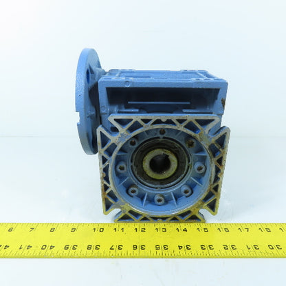 Motovario 0077661 NMRV 063 40:1 Ratio Worm Gearbox Speed Reducer Hollow Shaft