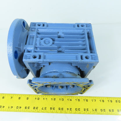 Motovario 0077661 NMRV 063 40:1 Ratio Worm Gearbox Speed Reducer Hollow Shaft