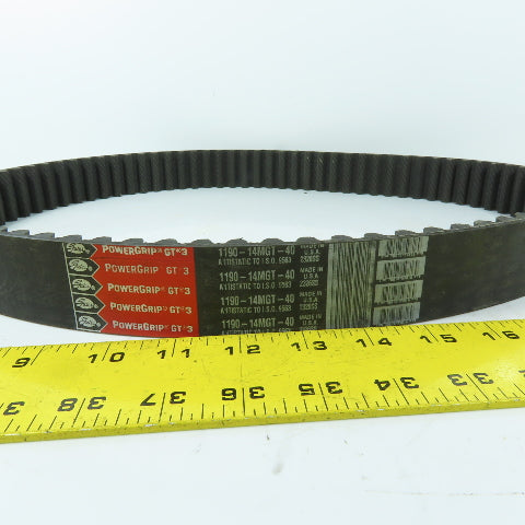 Gates 1190-14MGT-40 PowerGrip GT3 Synchronous Belt