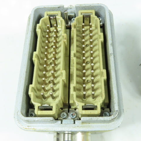 ILME N/A 48-Pin Heavy Duty Industrial Connector Hood & Base Enclosure 16A 400V