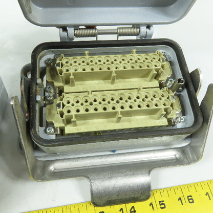 ILME N/A 48-Pin Heavy Duty Industrial Connector Hood & Base Enclosure 16A 400V