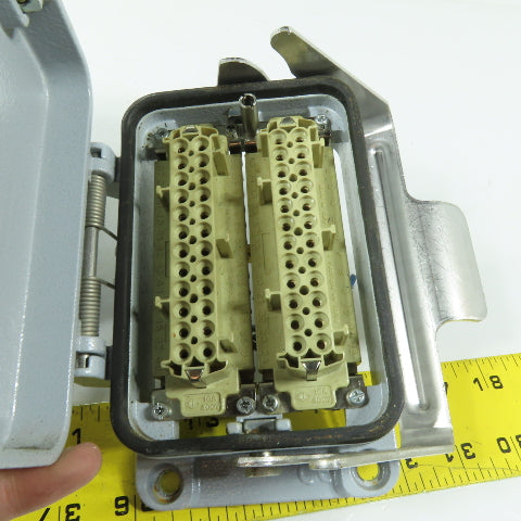 ILME N/A 48-Pin Heavy Duty Industrial Connector Hood & Base Enclosure 16A 400V