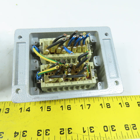 ILME 48-Pin Heavy Duty Industrial Connector Hood & Base Housing 16A 400V