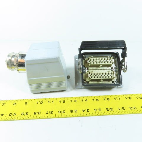 ILME 48-Pin Heavy Duty Industrial Connector Hood & Base Housing 16A 400V