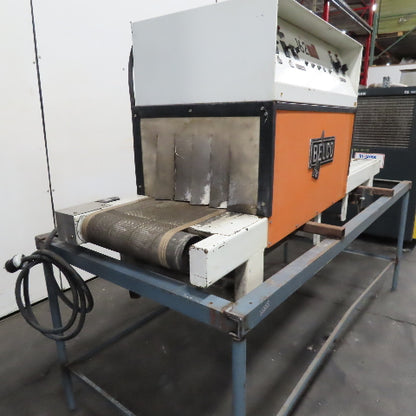 Belco ST Heat Shrink Tunnel Conveyor 240V 1Ph 27.5A 0-31FPM 18" x 11" Entry