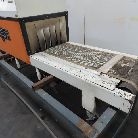 Belco ST Heat Shrink Tunnel Conveyor 240V 1Ph 27.5A 0-31FPM 18" x 11" Entry